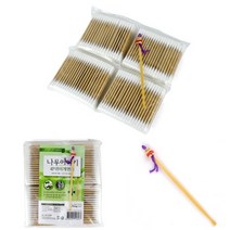자작나무 면봉 4묶음 귀이개포함 케이스면봉 사우나비품