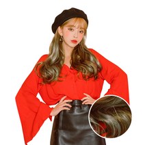 가발매니아 붙임머리 헤어피스 샴페인트윙클 4피스, 코토리베이지, 1개