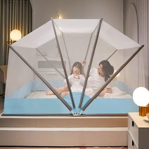 설치 없는 접이식 모기장 학생 기숙사 가정 침실 모기 방지 커버 침대 텐트 침대 캐노피 가정용 섬유, 002