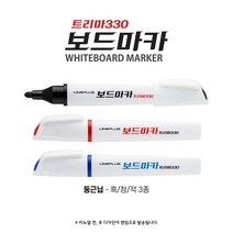 라인플러스 700 트리마330 화이트보드 마카, 블루, 24개입