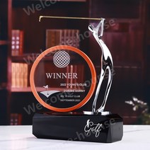 피규어 감사패 퇴직선물 선물 제작 공로패 흉상 트로피 골프패 홀인원 기념패 상패, 01.스타일원, 골프 트로피