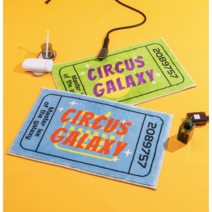 키치한 레트로 러그 미니러그 미끄럼방지 발매트 컬러 3종