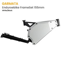 자전거 프레임 엔듀로 전기 세트 DIY 강력한 택배 155mm 스틸 5000W 10000W, 02=black