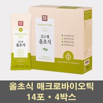 김소형올초식 매크로바이오틱 식이섬유 선식 발효효소 단백질 분말 가루 쉐이크 섬유질 프로바이오틱스 유산균 아침 식사대용 포만감 보충제 스틱 여자 건강법, 4박스, 30g