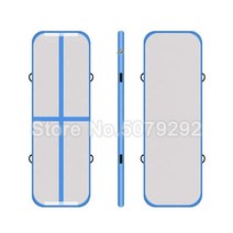 요가매트 체조 착지 매트 낙법 구르기 체육관 높이점프 유도 무료 펌프 풍선 판매 레인보우 라인 에어 트랙에어 플로어텀블링 트랙 인간 3m 훈련 저렴한, 펌프가 있는 3x1x0.1m, 파란색
