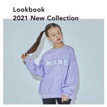 더데이걸 더데이걸 덕천점 TGMA21103 밀키 타이다잉 북클 맨투맨 컬러가 이쁜 맨투맨