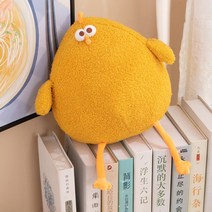 뚱뚱한 닭 인형 치킨 오렌지색 귀여운 멍청한 인테리어 선물, 60cm