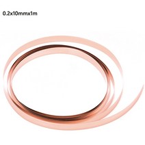 고순도 순수 구리 금속 시트 호일 플레이트 99.9% 롤 1-5m, 05 0.2x10mmx1m, 05 0.2x10mmx1m