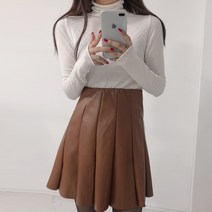 여성용 키칸 부드러운 울 텐셀 니트지 폴라 티셔츠