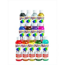 Colorations Classic Colors 액체 수채화 물감 교실 용품 어린이 예술 및 공예용 다양한 세트(13개 팩), 소모품