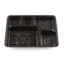 포장 배달 돈까스용기 도시락용기 5칸 50개세트 (갑돌이701번), 50세트, 1개