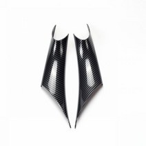 2pcs ABS 인테리어 도어 손잡이 보호 커버 BMW 3 4 시리즈 F30 F35 2012 2013 2014 2015 2016 2017 2018, Carbon fiber pattern