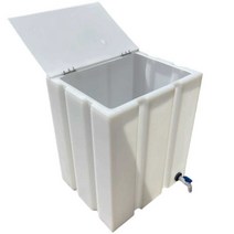 300L 대용량물탱크 말통 업소용 공장용 농수 저장용기, 300L  플립 커버