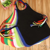 컬러부직포앞치마 요리사모자 색상선택, (소) 화이트요리사모자, (소) 빨강앞치마