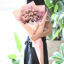 [전국택배배송 플라워테일] 자나장미100송이 대형꽃다발 대왕 자이언트 여자친구 1주년 생일 선물 5월14일 로즈데이 결혼기념일 와이프 아내 부모님 100일 200일 성년의날, 50송이자나장미안개대형꽃다발