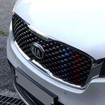 간지 올뉴 쏘렌토 라디에이터 그릴 커버 액세서리 스티커, H.퍼포먼스(운전석)