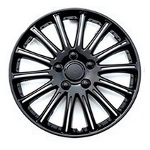 자동차 휠 커버 튜닝 13 14 15 16 인치 타이어 스틸 링 휠캡 차량용, 원샷(올블랙)