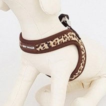 에씨클레오 가슴과 어깨를 부드럽게 감싸주는 또사구 호피 유선타입 강아지 하네스 [S] E-1229618