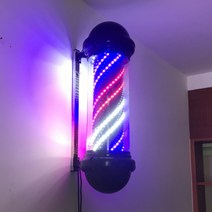 광고 라이트 미용실 싸인볼 이발소 헤어샵 바버샵 창업 선물 조명 사인볼, 09.  LED 70cm 블랙