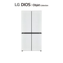[LG전자] [더블매직] LG 오브제 매직스페이스 냉장고 화이트/화이트그레이 872L (M, 색상:화이트그레이