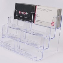 아크릴명함꽂이 명함 홀더 보관함 3단/6단/8단, 제품선택, 3단