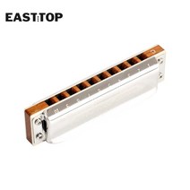 EASTTOP PRO10 하모니카 음악 악기 C 10 홀의 열쇠 Chromatic Instrumentos Musicales Competitive, [06] G