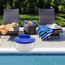 수영장 공급 염소 플로터 염소처리기 대형 화학 플로팅 디스펜서 조절 가능한 디스펜스 설정