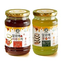 거제 알로에로 만든 건강차 알로에 꿀차 500g 알로에 석류꿀차 500g, 알로에 꿀차 500g(선물포장)