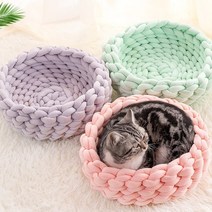 강아지 고양이 방석 DIY 반려동물 애견 쿠션 도넛방석, 자이언트얀-딥그레이