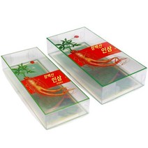 포장 케이스 250g 500g 장백산 인삼 포장 박스 pvc 투명 빈 간이 접이식 선물 상자 제비집 맞춤 제작 제작가능, 05 500g라지 사이즈 인삼 포장 박스20개배송단가