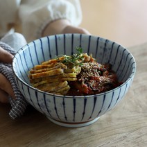 오반자이 오란비 면기 일본 그릇 식기 덮밥그릇 라면기 냉면기 고급스러운그릇 빈티지그릇 빈티지면기 깔끔한면기 도자기그릇 도자기면기