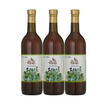 국내산 100% 쇠비름 발효액 750ml 3병 엑기스 즙 액기스 건강즙