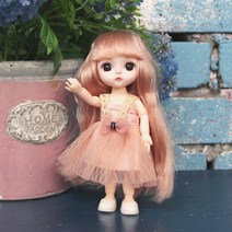 인형 베이비 선물용 로즈 미니돌 핑크 구체 구관 놀이 여자 패션 공주 애기, 본상품선택
