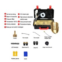 고압스팀청소기 스팀세차기 고압스팀기 110v 220v 전기 스팀 청소기 고온 및 고압, 검은색, 220-240v, 영국