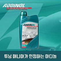 아디놀 프리미엄 C3 5W40 1L/DEXOS 2/신형/합성엔진오일/가솔린/디젤/LPG