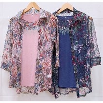 BEST 할머니 엄마 봄여름 남방셔츠 나시 블라우스 옷 60대70대80대 어버이날 생신선물