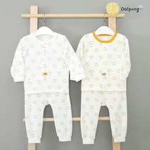 달퐁 부끄여우내의 사계절 유아 아기 내의 실내복