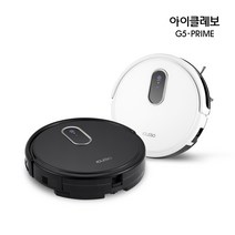 유진로봇 지니 G5프라임 로봇청소기 물걸레주행모드 APP원격제어, 샤이닝블랙