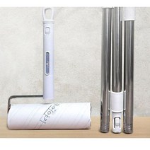 사선 돌돌이 테이프 클리너 롤 크리너 롱핸들 세트, 기본+롱핸들세트