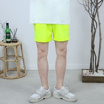 남자 봄 여름 컬러풀 반바지 트레이닝복 밴딩 팬츠 (4컬러)
