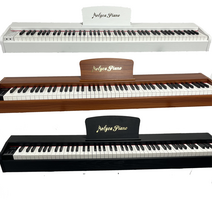 교회용피아노 전자피아노 가성비 피아노, 브라운x프레임+의자(페달1개)