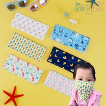 유아 아동 쿨 스카프 아이스 멀티스카프 여름 야외활동 넥쿨러 쿨링 냉감스카프 쿨목수건, 멀티스카프-크롱크롱