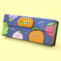 핑크풋 당근비밀지함필통 연필보관 문구용품 학용품