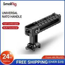 카메라캠코더액션 카메라카메라 케이지-1955용 마운팅 포인트가 있는 smallrig nato 레일 핸들 그립 슈 마운트