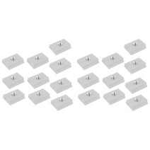 20pcs T- 트랙 슬라이더 슬라이딩 너트 알루미늄 합금 T 슬롯 너트 목공 도구 지그 스크류 슬롯 패스너 M8 & M6, 하나, 은