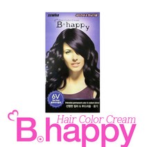 세화 비해피 컬러 크림 21가지 색상선택/염색약, 6V 블루바이올렛, 1개