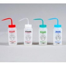 라벨 광구 세척병 Labeled Wide Mouth Wash Bottles 500ml, Water Natural