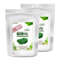 국산 연잎분말 100% 국산 연잎 건조 파우더 200g 연잎차 천연 건강 선식재료, 연잎가루2팩