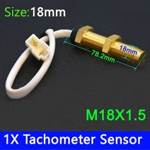 타코메타 타코미터 빨간색 LED 백라이트 3 In 1 자동차 게이지 85mm 방수 4000 RPM 해양 보트 9-32V 용 수, 08 M18 Tacho Sensor