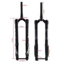 안티프래질 BOLANY 내리막 MTB 전기 자전거 비치 오토바이 반전 포크 충격 흡수기 160mm 26 27.5 29 XC AM DH 액세서리, 03 Width 110mm Manual